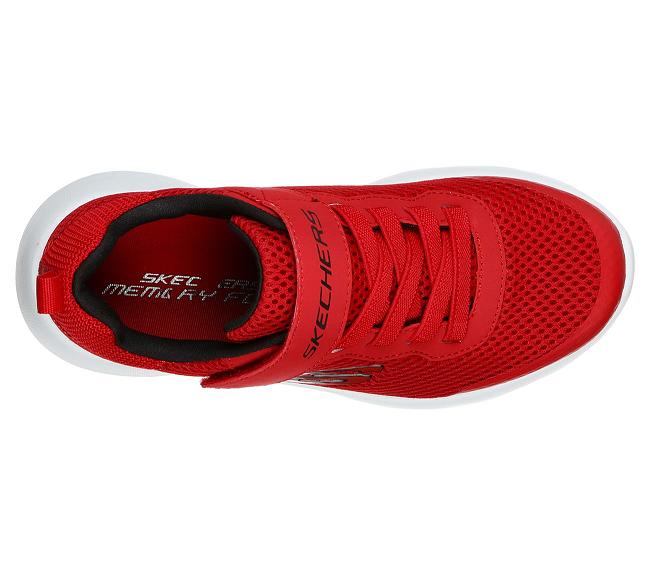 Zapatillas Skechers Con Velcro Niños - Dynamight 2.0 Rojo JWAPT9701
